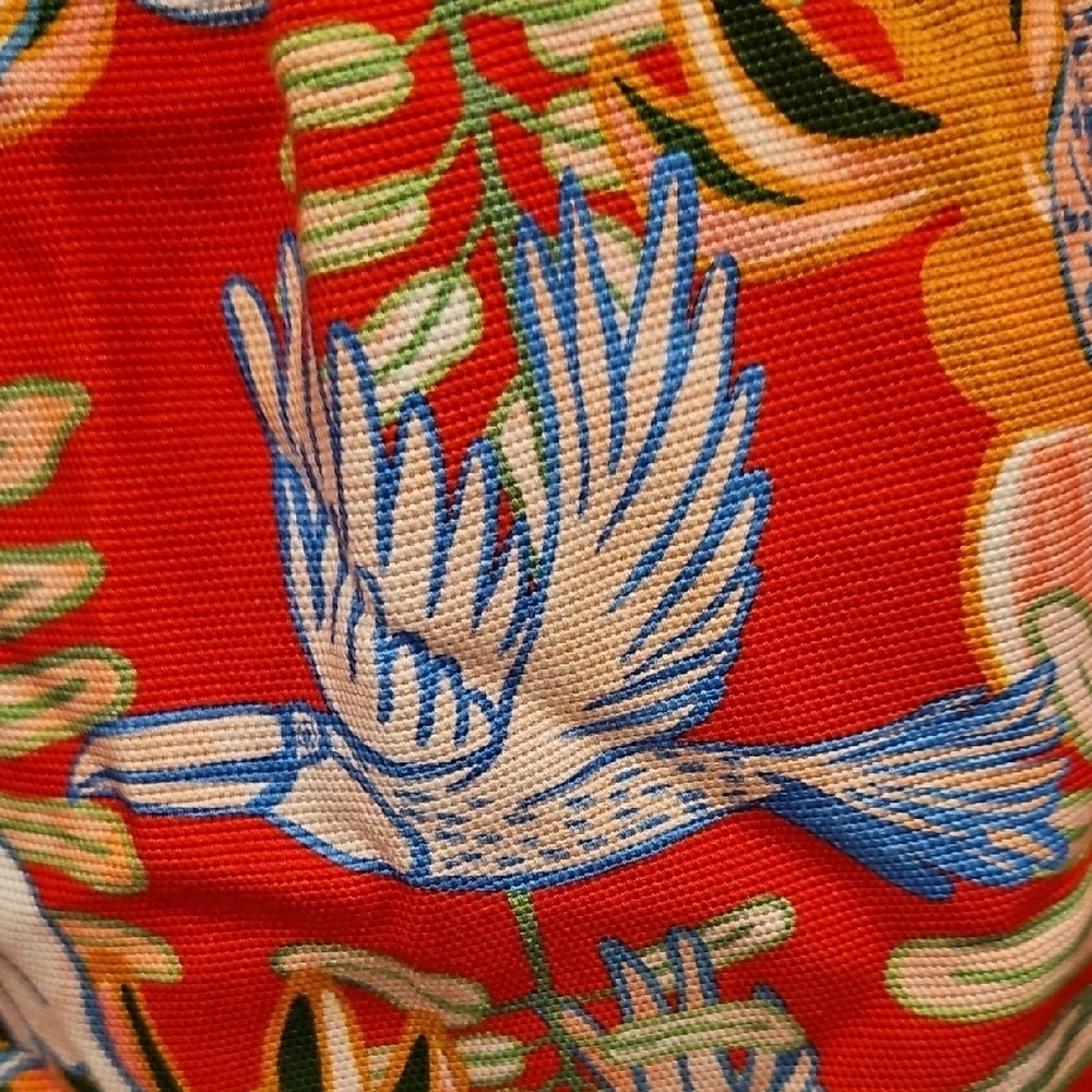 💕FARM RIO💕 Tropical Suingue Cuffed Red Shorts  ~ Small S NWT - Picture 6 of 10